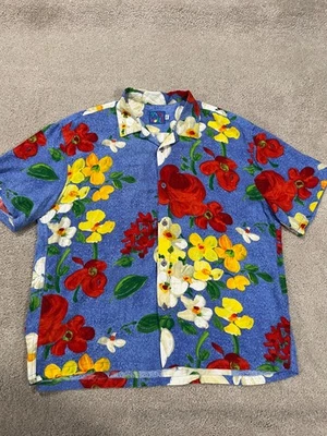 Camisa Vintage Jams World Para Hombre Extra Grande M640re Hawaiana Floral Botón EE. UU. Foto 1 de 4