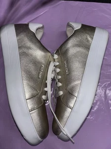COLE HAAN Shoes WOMEN 11B Gold/White Grand Crosscourt Sneaker - Picture 1 of 6