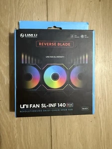 Lian Li UNI FAN SL-INF 140 RGB 140mm Reverse Blade Case Fan - Black - Bild 1 von 3