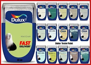 Dulux Interior Paint 30ml Matt Tester Pots, Once ,Simply Refresh,Easycare FREE S - Picture 1 of 64
