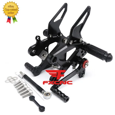 Para Suzuki GSXS1000 GSX-S1000 2015-2024 CNC Reposapiés Rapiés Clavijas Pedal Foto 1 de 4