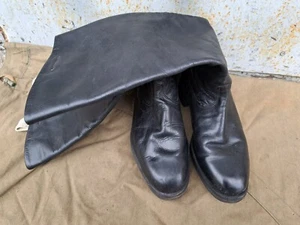 Botas soviéticas cromadas oficial ruso ejército talla 40 У estrechas (255) - Imagen 1 de 11
