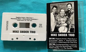 Mike Snider Trio: 1990 Bluegrass Music Cassette - Very Good Condition - Picture 1 of 3