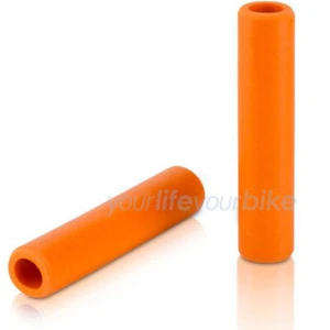 XLC SILIKON GRIFFE 130mm 62g MOUNTAINBIKE eBIKE TREKKING FAHRRAD SILICONE ORANGE - Bild 1 von 1