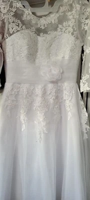 vestido de novia mujer usado una vez.  Foto 1 de 4