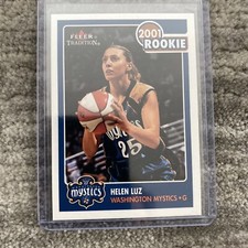 Helen Luz 2001 WNBA Fleer Tradition Draft Choice RC Washington Mystics
