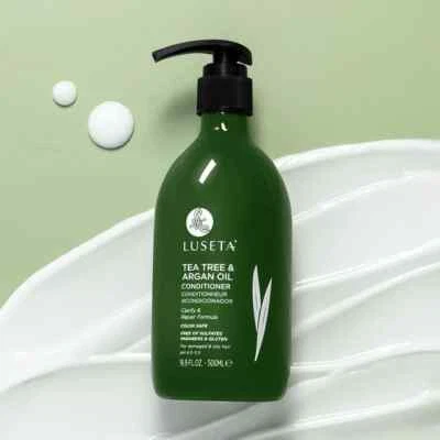 LUSETA Clarifying & Repair Formula Tea Tree & Argan Oil Conditioner 500ml - Image 1 of 3