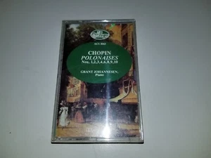 GRANT JOHANNESEN PIANO - CHOPIN POLONAISES - ALLEGRETTO 8043 CASSETTE TAPE - Imagen 1 de 5