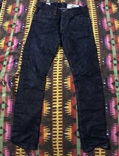 Rogue Territory Skinny Jeans 30” Tag 28 X 31” Japanese Selvedge Denim Pants USA