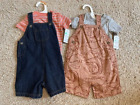 NWT Carter's Overall and bodysuit Sets Size 12M (Lot of 2)