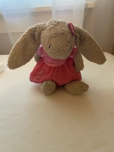 Jellycat Betsy Bunny Rabbit Ballerina Beige Rabbit Pink Dress Bow Soft WEAR SNAG - Picture 1 of 11