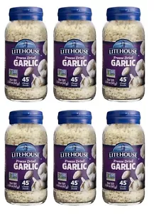 6 Pack Litehouse Freeze Dried Garlic, 1.58 oz Each - Picture 1 of 5