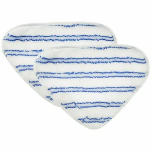 AC33 Washable Textile Microfibre Cleaning Pads For Hoover SteamJet Steam Mop x 2 - Picture 1 of 12