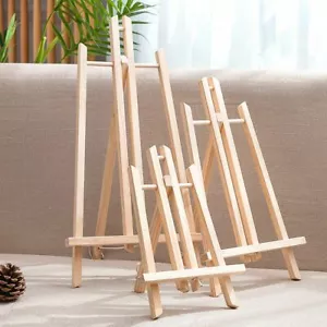 1PC Art Craft Wooden Tabletop Artist Holder Painting Easel Display Stand Shelf - Picture 1 of 15