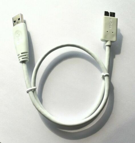 45cm Seagate Top Quality SuperSpeed USB 3.0 A Male to Micro B Male Cable white