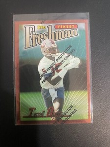 1996 Topps Finest - #338 Terrell Owens (RC)🔥SHARP!🔥📈🏈