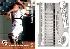 Lance Burkhart 2004 Grandstand Bowie Baysox #2 Card *AutographDen*