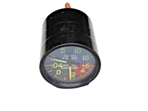 Indicador de presión de cabina MiG original de avión ruso UVPD-15U (увпд-15у) - Imagen 1 de 4