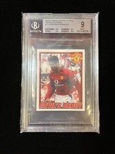 2006-07 Panini Stickers Cristiano Ronaldo #72 Manchester United BGS 9 Mint