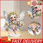 Flower Fairy Special Shaped Table Top Diamond Painting Ornament Kits