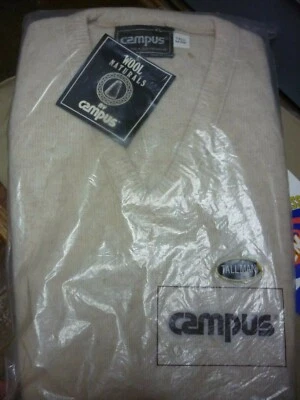 CHALECO SUÉTER CAMPUS EE. UU. NOS XL ALTO VINTAGE AÑOS 80 Foto 1 de 4