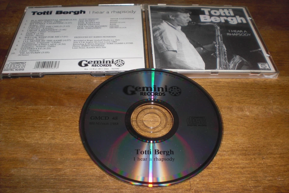 Totti Bergh - I Hear A Rhapsody Gemini Records Norway 1985 - Bild 1 von 1