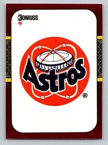 1987  Donruss Opening Day #250 Astros Logo