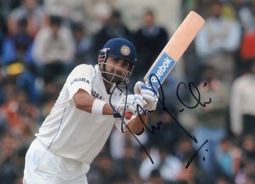 5x7 Original Autographed Photo of Indian Cricketer Gautam Gambhir | eBay