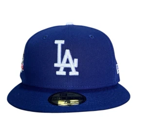 LA Dodgers MLB New Era 2024 World Series Patch 59fifty Fitted Hat Size 7 3/8 - Picture 1 of 5