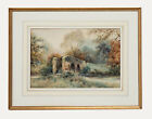 George Goodall - Early 20th Century Watercolor, Dorothy Vernon Bridge