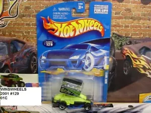 2001 HOT WHEELS #129 -1 SLIDE OUT CHRM 3SP FLOUR GRN ๐ฐ๐๐2001 AM CA - Picture 1 of 1