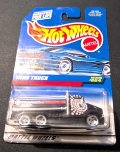 Camión cisterna Hot Wheels 1997 #864 tarjeta azul negra - Imagen 1 de 6
