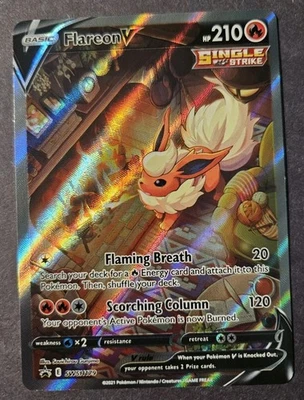 Flareon V SWSH179 Sword & Shield Black Star Promo Holo Pokémon Card NM/Mint - Image 1 of 2