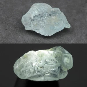 π 4.49ct Rough Natural Greenish Blue Aquamarine - Unheated, Madagascar Gemstone - Picture 1 of 6