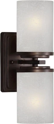 Forte Lighting 2424-02 Bronze 4.5Wx13Hx5.5E Indoor Up Lighting Wall Sconce - Image 1 of 4