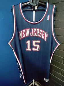 Vintage Vince Carter #15 Reebok NBA New Jersey Nets Basketball Jersey Size 60 - Picture 1 of 8