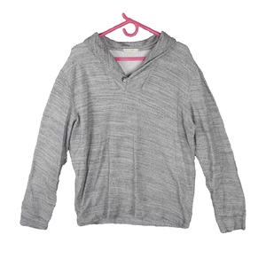 Marine Layer Shawl Neck Sweater Sweatshirt Made in USA Gray Men Sz L EUC - Picture 1 of 14