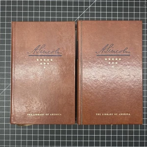 Library of America Abraham Lincoln Speeches and Writings in 2 Volumes 1832-1865 - Imagen 1 de 10