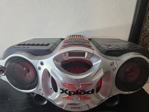 Sony CFD-G700CP Xplod Boombox MP3 CD Radio Cassette Piezas no probadas Reparación - Imagen 1 de 7