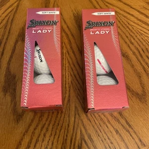Women's Srixon Soft Feel Lady Golf Balls - White 2 - 3 packs - Picture 1 of 3