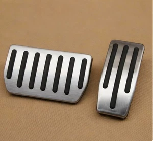 For Tesla Model S X Steel Foot Brake Gas Pedal Pad Cover Cap Accessories - Bild 1 von 7