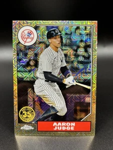 2022 Topps Serie 1 1987 Topps Cromo Plata Serie 1 Mojo Aaron Judge #T87C-37 - Imagen 1 de 2