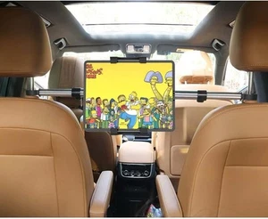 Car Seat Headrest Extension Arm Mount Holder For Kindle iPad Tablet Universal - Afbeelding 1 van 20
