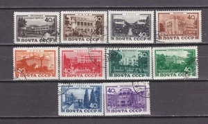 Russia 1949 Soviet Sanatoriums Mi 1371-1380 Used - Picture 1 of 2
