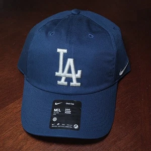 Nike Club Los Angeles Dodgers Primetime M/L Royal All-Over Blue Strapback Hat - Picture 1 of 4