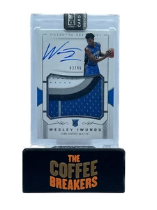 2017-18 National Treasure Wesley Iwundu Rookie Patch Auto /99 Orlando Magic  - Picture 1 of 2
