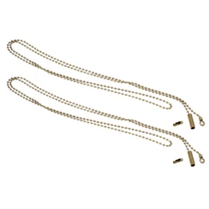 2 Pcs Wall Light Switch Rope Ceiling Fan Chain Connectors Chains - Picture 1 of 12