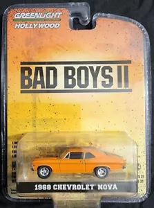 Chevrolet Nova 1968 diecast 1:64 Greenlight Hollywood Series 31 - Bad Boys 2 - 1968 - Imagen 1 de 2