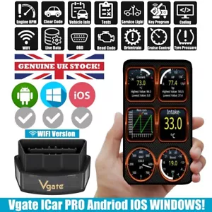G13 Vgate IcarPro Wi-Fi OBD Scanner TorquePro DashCommand OBD Car Doctor Carista - Picture 1 of 17