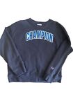 Vintage Champion Reverse Weave Spell Out 90S Patch 3D Logo Sweatshirt Mens Xl